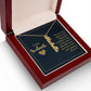 To My Soulmate You Are The Calm to My Chaos Vertical Name Necklace-Express Your Love Gifts