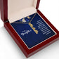 To My Daughter You Are Capable of Achieving Anything Vertical Name Necklace-Express Your Love Gifts
