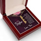 To My Sister No Matter What Life Throws Your Way Vertical Name Necklace-Express Your Love Gifts