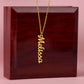 To My Sister No Matter What Life Throws Your Way Vertical Name Necklace-Express Your Love Gifts