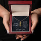 My Dearest Daughter You are the Light of My Life Vertical Name Necklace-Express Your Love Gifts