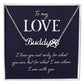 I Love Being With You Name Necklace With Paw Print-Express Your Love Gifts