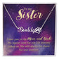 To My Sister I Love You Name Necklace With Paw Print-Express Your Love Gifts