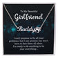 To My Girlfriend I Can't Promise to Fix All Your Problems Name Necklace With Paw Print-Express Your Love Gifts