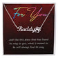 For You Name Necklace With Paw Print-Express Your Love Gifts