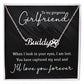 To My Gorgeous Girlfriend You Have Captured My Soul Name Necklace With Paw Print-Express Your Love Gifts