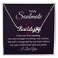To My Soulmate From Our First Meeting Name Necklace With Paw Print-Express Your Love Gifts