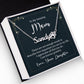 To My Amazing Mom There are Not Enough Words Name Necklace With Paw Print-Express Your Love Gifts