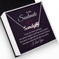 To My Soulmate From Our First Meeting Name Necklace With Paw Print-Express Your Love Gifts