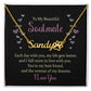 To My Beautiful Soulmate Each Day With You Name Necklace With Paw Print-Express Your Love Gifts