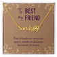 To My Best Friend True Friends are Never Far Name Necklace With Paw Print-Express Your Love Gifts