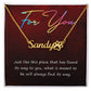 For You Name Necklace With Paw Print-Express Your Love Gifts