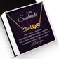 To My Soulmate From Our First Meeting Name Necklace With Paw Print-Express Your Love Gifts