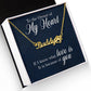 To the Owner of My Heart Name Necklace With Paw Print-Express Your Love Gifts