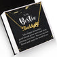 To My Bestie Like Happy Memories Name Necklace With Paw Print-Express Your Love Gifts