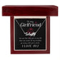 To My Girlfriend You Are The Only Girl Name Necklace With Paw Print-Express Your Love Gifts