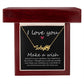 Your Heart is Full of Love Name Necklace With Paw Print-Express Your Love Gifts
