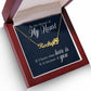 To the Owner of My Heart Name Necklace With Paw Print-Express Your Love Gifts