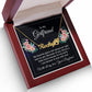 To My Girlfriend My Favorite Place Name Necklace With Paw Print-Express Your Love Gifts