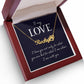 I Love Being With You Name Necklace With Paw Print-Express Your Love Gifts
