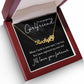 To My Gorgeous Girlfriend You Have Captured My Soul Name Necklace With Paw Print-Express Your Love Gifts
