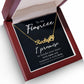To My Fiancee I Promise Name Necklace With Paw Print-Express Your Love Gifts