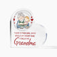 Grandma Heart Printed Heart Shaped Acrylic Plaque-Express Your Love Gifts