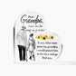 Dear Grandpa Thank You Printed Heart Shaped Acrylic Plaque-Express Your Love Gifts