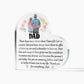 Dad You Are Amazing Printed Heart Shaped Acrylic Plaque-Express Your Love Gifts