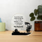 You Are the Sun That Brightens My Days Printed Heart Shaped Acrylic Plaque-Express Your Love Gifts