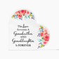 The Love Between a Grandmother and Granddaughter Printed Heart Shaped Acrylic Plaque-Express Your Love Gifts