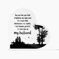 You Are the Sun That Brightens My Days Printed Heart Shaped Acrylic Plaque-Express Your Love Gifts