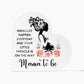 Mama to Be Printed Heart Shaped Acrylic Plaque-Express Your Love Gifts