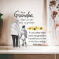 Dear Grandpa Thank You Printed Heart Shaped Acrylic Plaque-Express Your Love Gifts