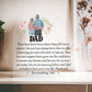 Dad You Are Amazing Printed Heart Shaped Acrylic Plaque-Express Your Love Gifts
