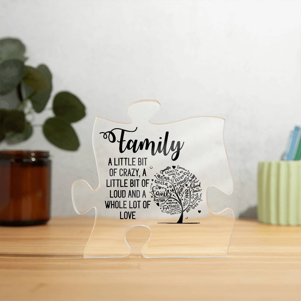 Family Printed Acrylic Puzzle Plaque-Express Your Love Gifts
