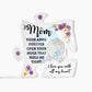 To My Mom Your Arms Forever Printed Acrylic Puzzle Plaque-Express Your Love Gifts