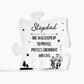 To My Stepdad One Who Steps Up Printed Acrylic Puzzle Plaque-Express Your Love Gifts