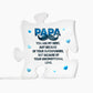 Papa You Are My Hero Printed Acrylic Puzzle Plaque-Express Your Love Gifts
