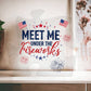 Meet Me 4th of July Printed Acrylic Puzzle Plaque-Express Your Love Gifts