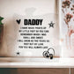 To My Daddy Small and Sweet Printed Acrylic Puzzle Plaque-Express Your Love Gifts