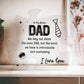 To My Bonus Dad Not the Same DNA Printed Acrylic Puzzle Plaque-Express Your Love Gifts