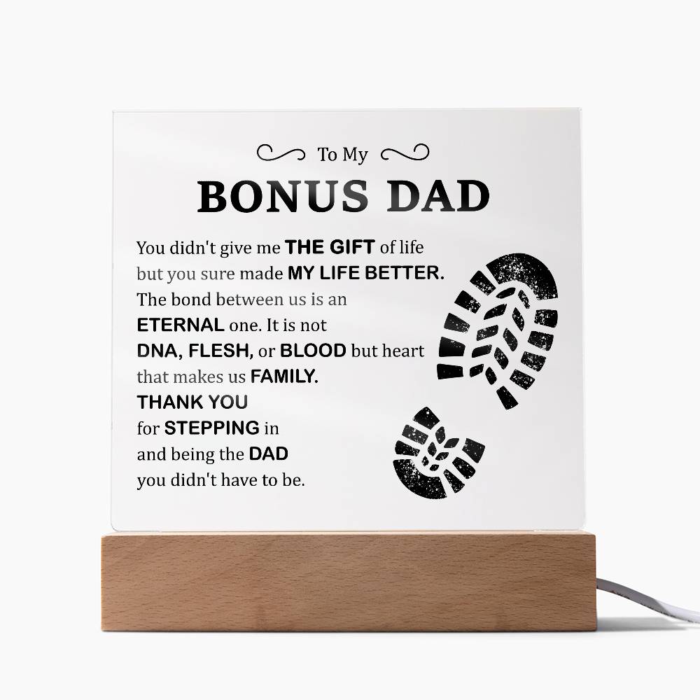 Gift of Life Printed Square Shaped Acrylic Plaque-Express Your Love Gifts
