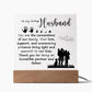Dad Loving Husband Printed Square Shaped Acrylic Plaque-Express Your Love Gifts