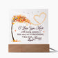 Love You More Printed Square Shaped Acrylic Plaque-Express Your Love Gifts