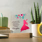 Every Step You Take Printed Square Shaped Acrylic Plaque-Express Your Love Gifts