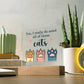 Pets Cats Printed Square Shaped Acrylic Plaque-Express Your Love Gifts
