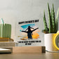 Dad Father's Day So Lucky Printed Square Shaped Acrylic Plaque-Express Your Love Gifts