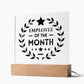Employee Of The Month Printed Square Shaped Acrylic Plaque-Express Your Love Gifts
