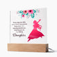 Every Step You Take Printed Square Shaped Acrylic Plaque-Express Your Love Gifts